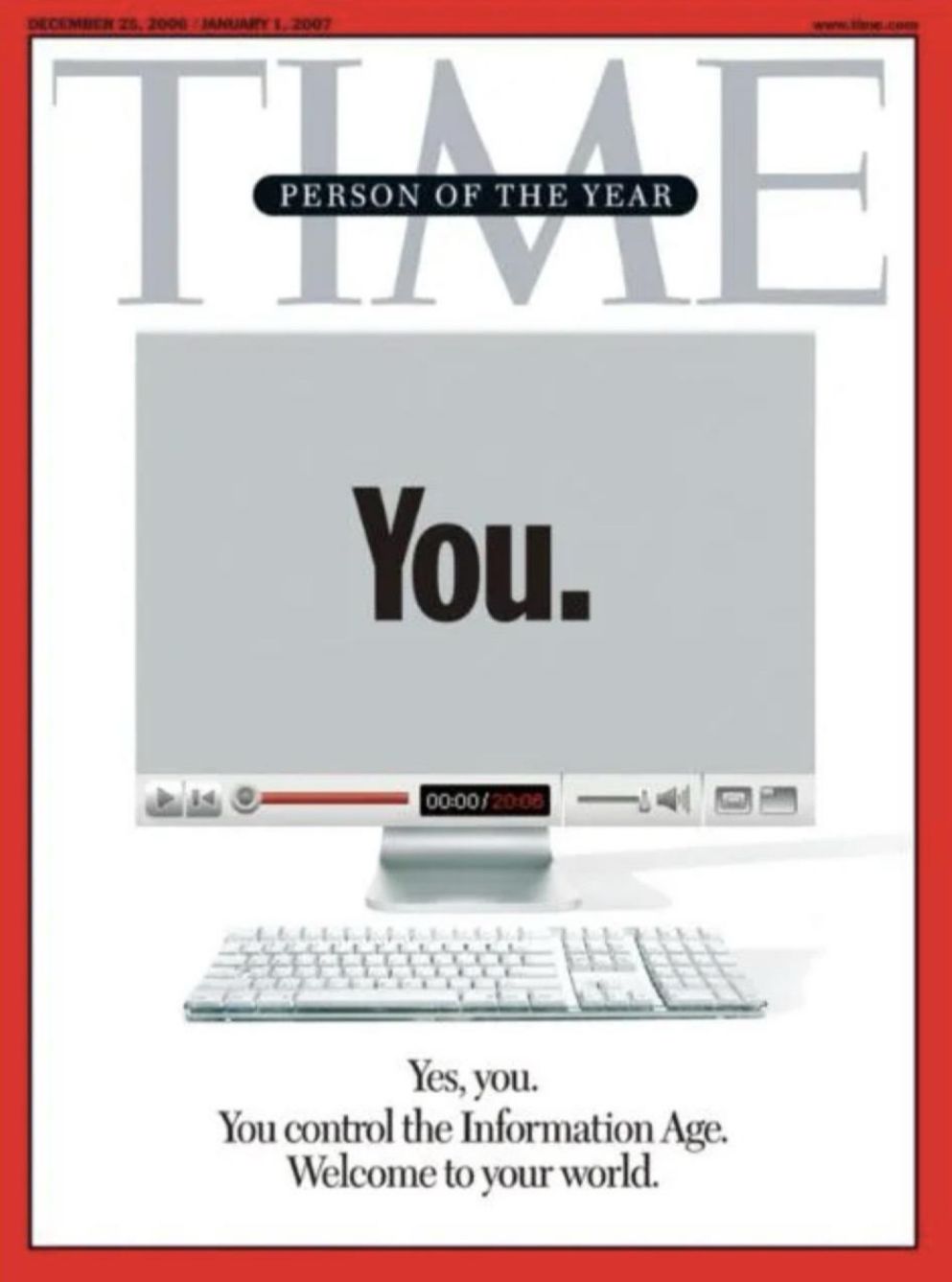 youtube foi eleito a melhor invenção do ano em 2006.