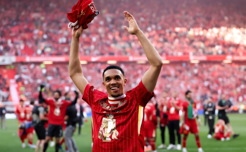 Trent se despedindo do Liverpool