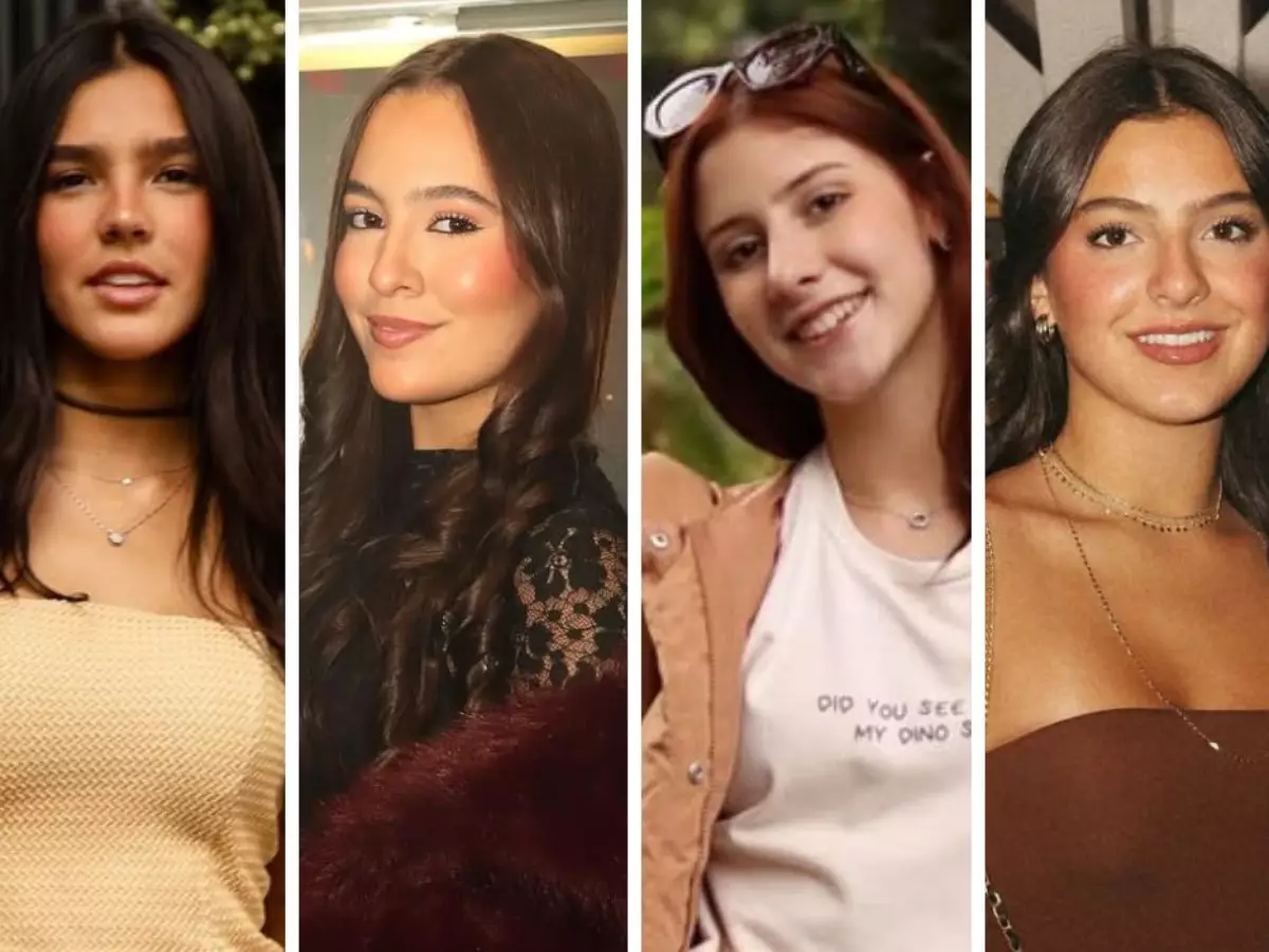 Foto de Duda Guerra, Julia Pimentel, Liz Macedo e Antonella Braga