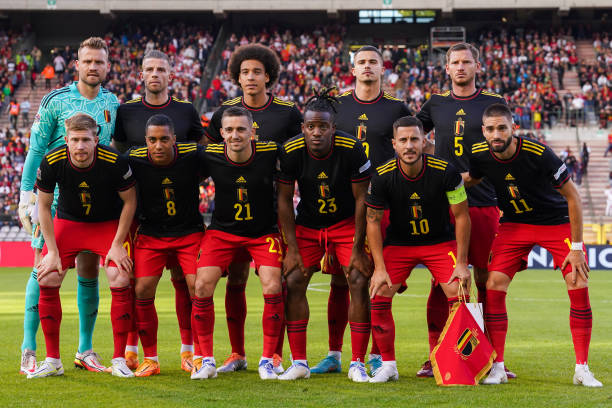 Seleção da Bélgica em campo. Foto: Getty Images