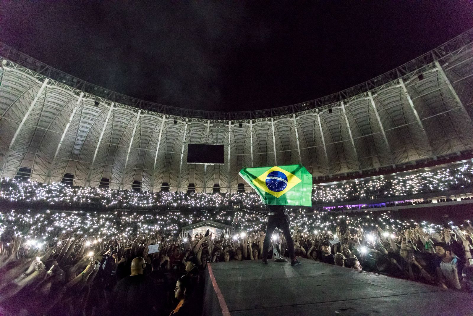 Show da banda no Brasil em 2017. Reprodução: X/@greenday