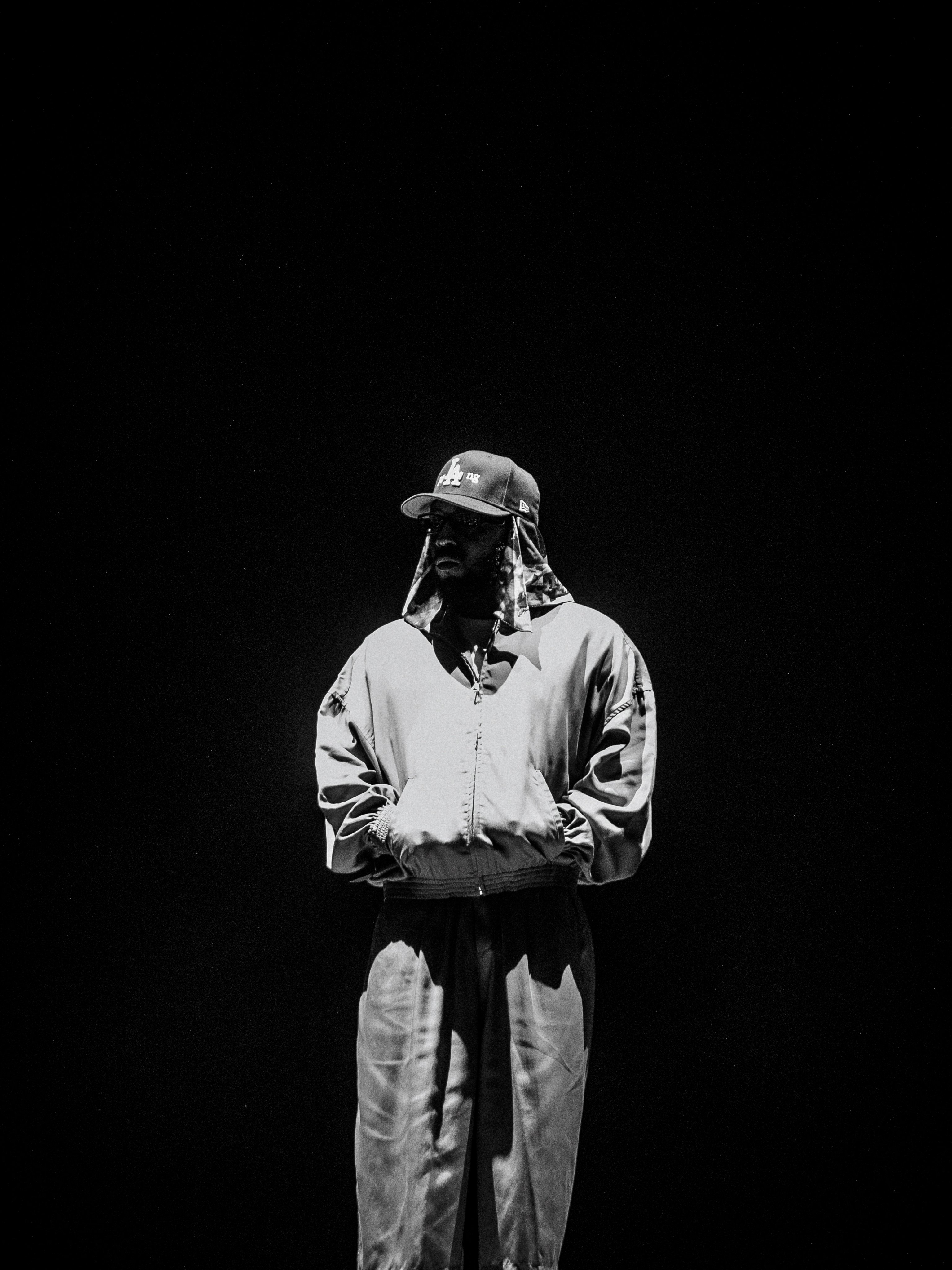 Kendrick Lamar em sua performance no Allianz Parque no dia 05/11.