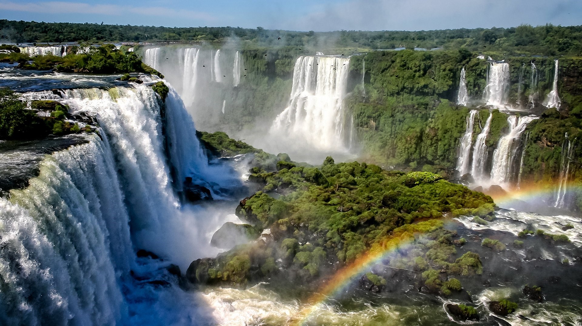 Cataratas do Iguaçu visto de cima/ Fonte: 123 milhas 