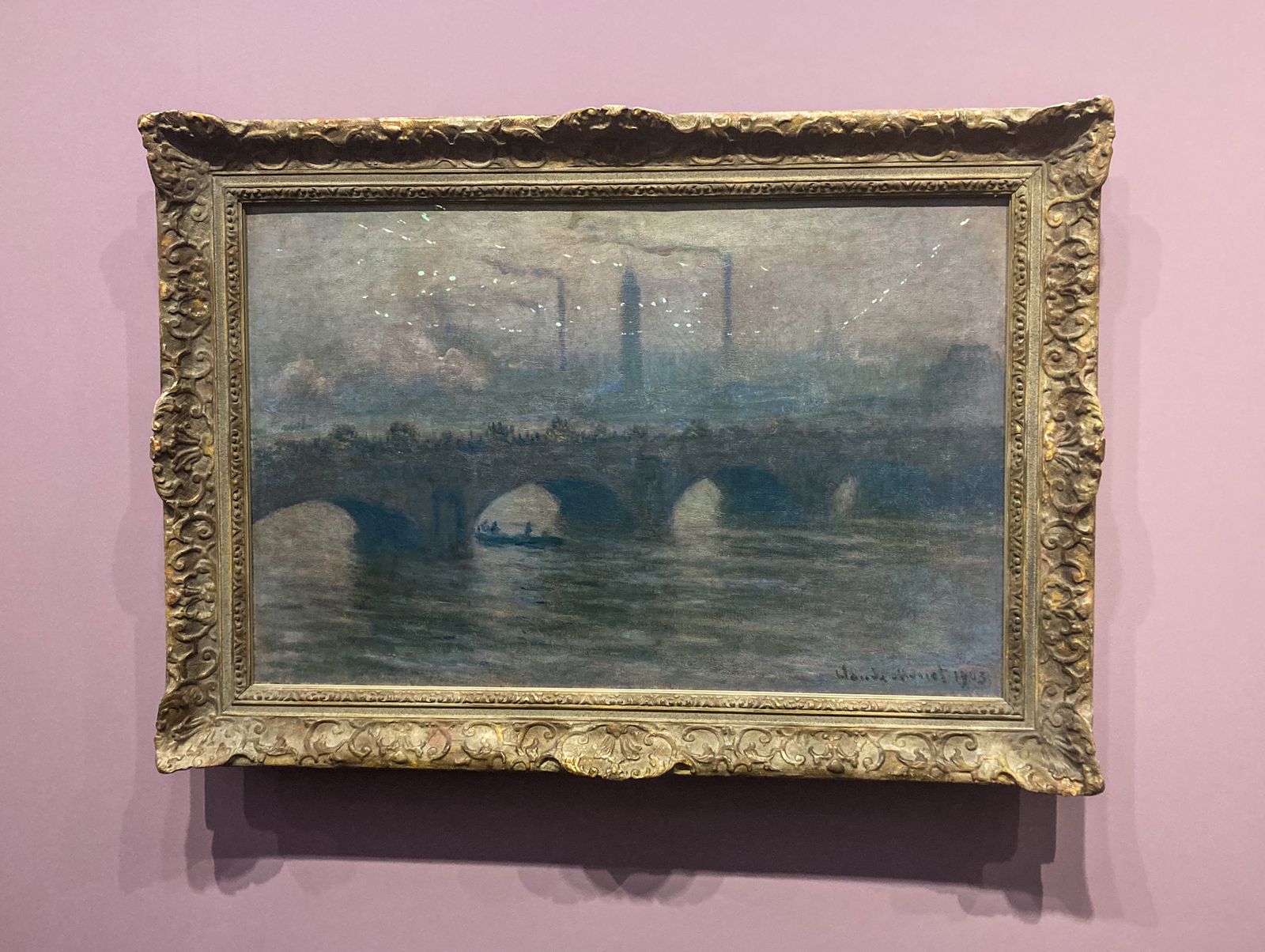 “A Ponte de Waterloo”(1903). Fonte: acervo pessoal/Clara DellArmelina