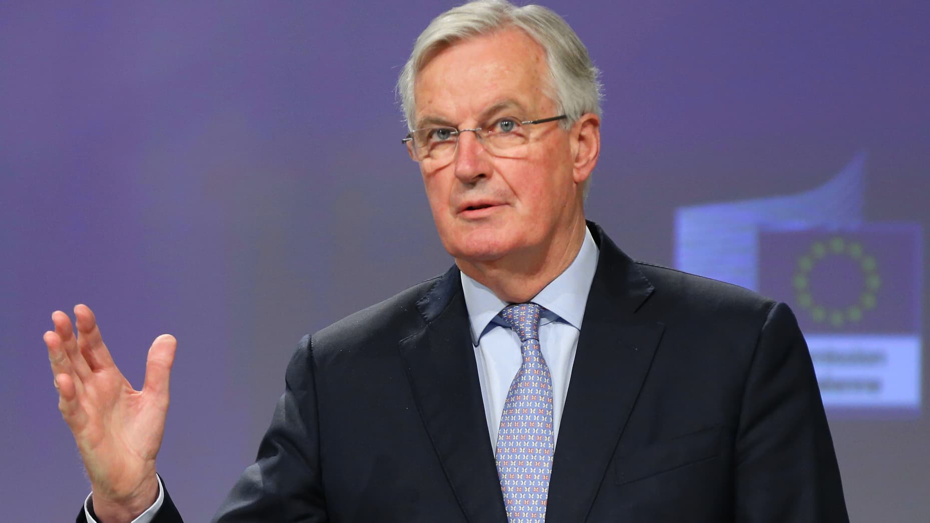 Michel Burnier durante a conferência do Brexit. Foto: Anadolu Agency