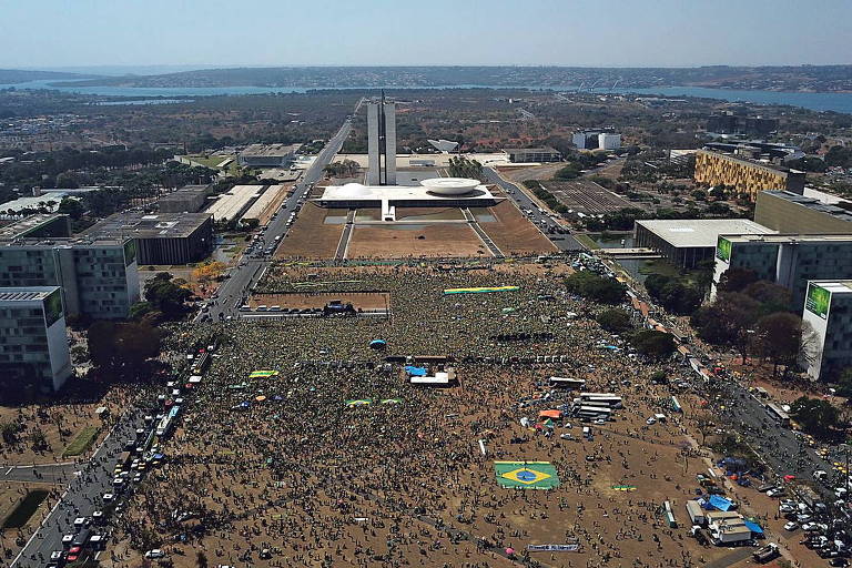 Manifestação bolsonarista do dia 7 de setembro, em Brasília - Foto: Pedro Ladeira/ Folhapress