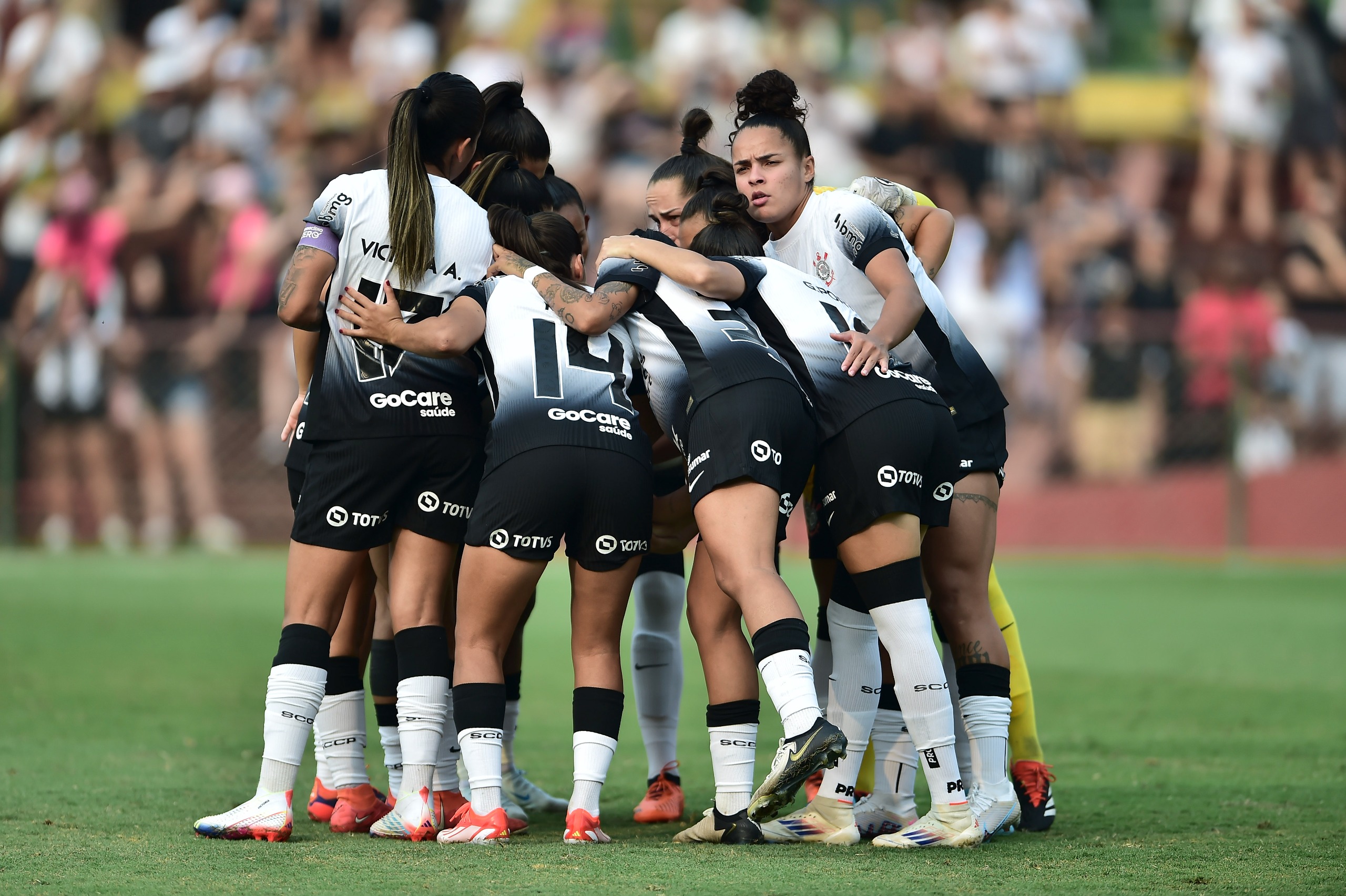 Equipe do Corinthians em campo 