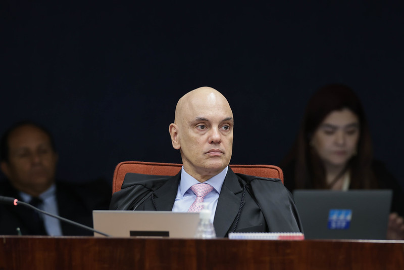 Alexandre de Moraes durante julgamento de 09 de Setembro. Foto: Sophia Santos/STF