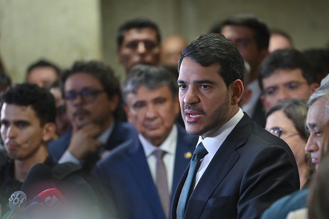 Jorge Messias, em entrevista coletiva após ser rejeitado pelo Senado