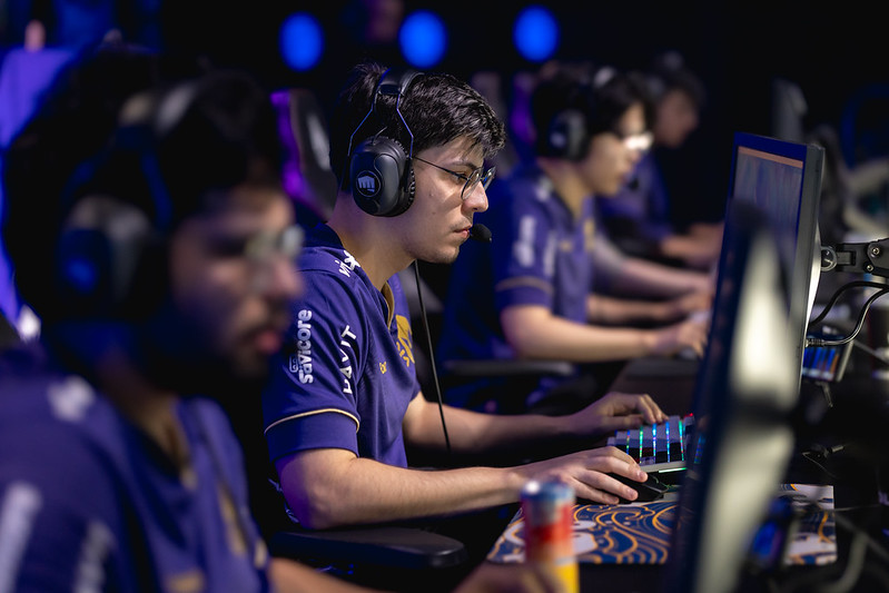 Disamis é o único jogador que está no elenco desde o primeiro time montado por SeeEl, em 2024. Foto: CBLOL/flickr