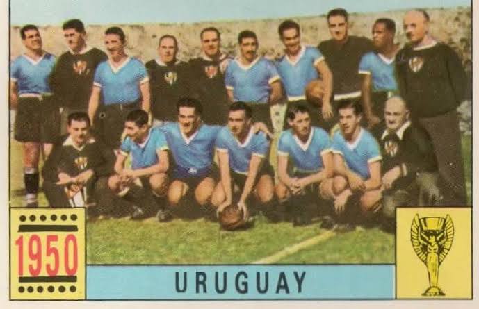 seleção uruguaia, campeã em 1950. Foto: Conmebol