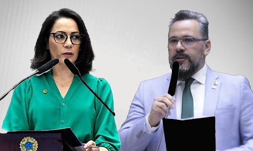 Mailza Assis (PP) e o senador Alan Rick (Republicanos), candidatos para o governo do Acre que disputarão o segundo turno. Foto: Reprodução/Agência Brasil.