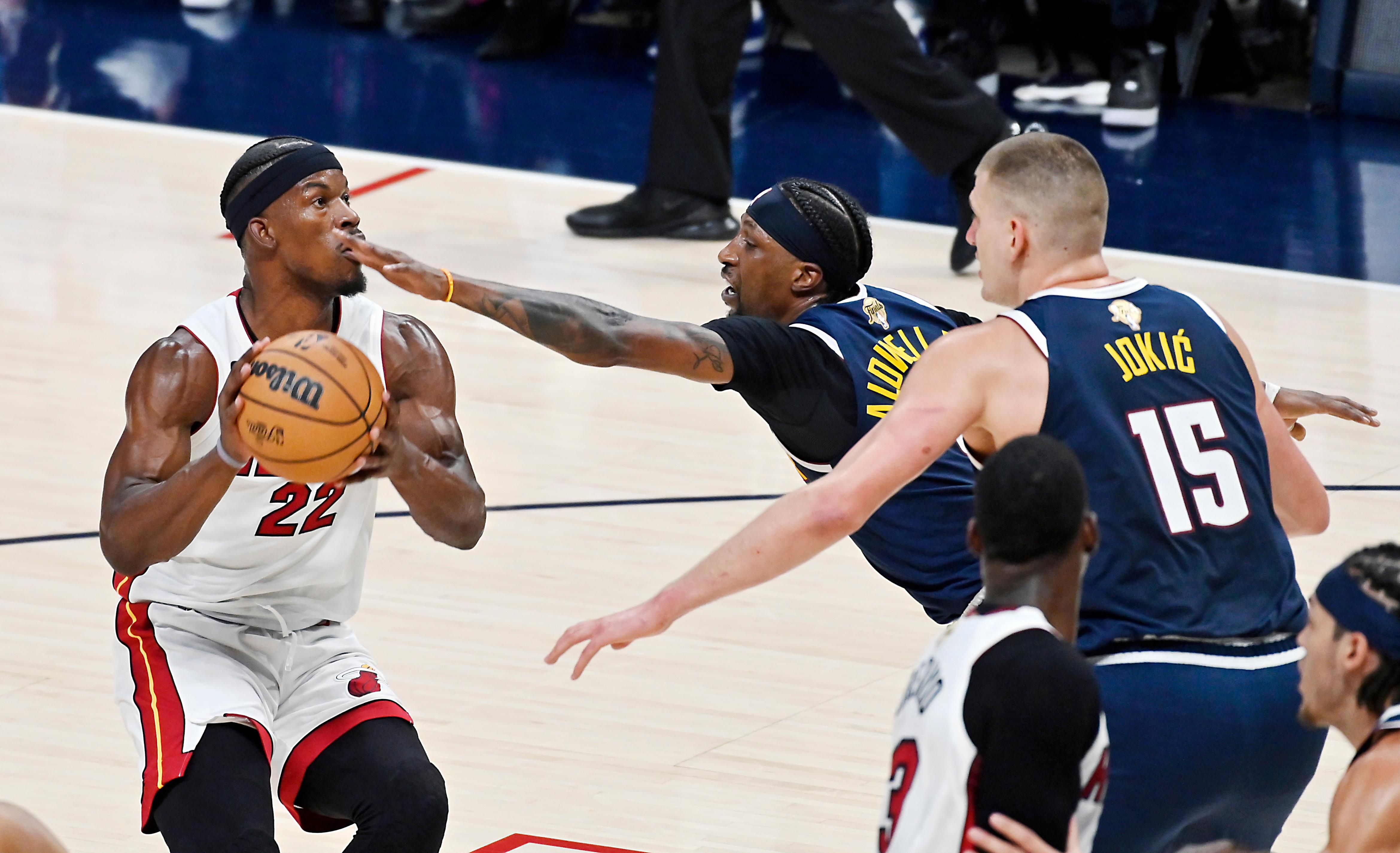 Jimmy Butler em ação pelo jogo 2 da NBA Finals Foto: Kyle Terada/ USA TODAY Sports via Reuters Con