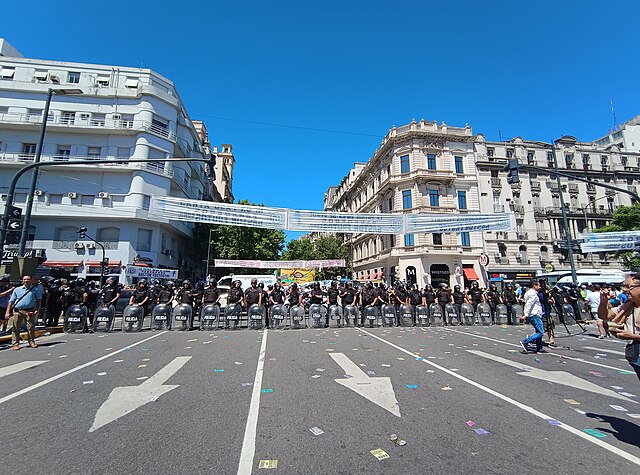 Protestos na Argentina Foto: RitaStardust via Wikimedia Commons