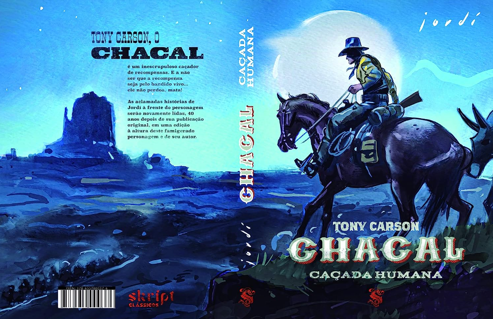 Capa da história em quadrinhos Chacal: A caçada humana.