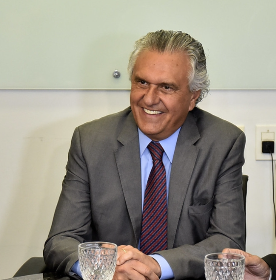 Caiado durante evento político | Foto: Governador Ronaldo Caiado/Flickr