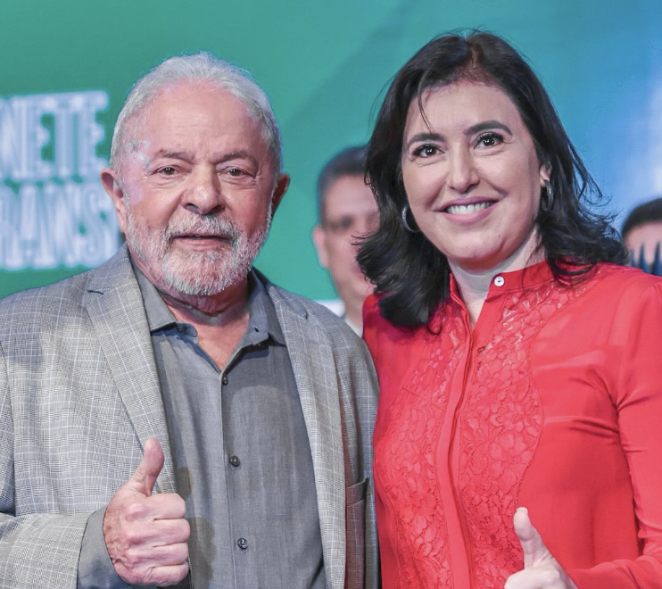 Lula e Simone Tebet na campanha presidencial, após o primeiro turno. Imagem: Instagram/Reprodução @simonetebet