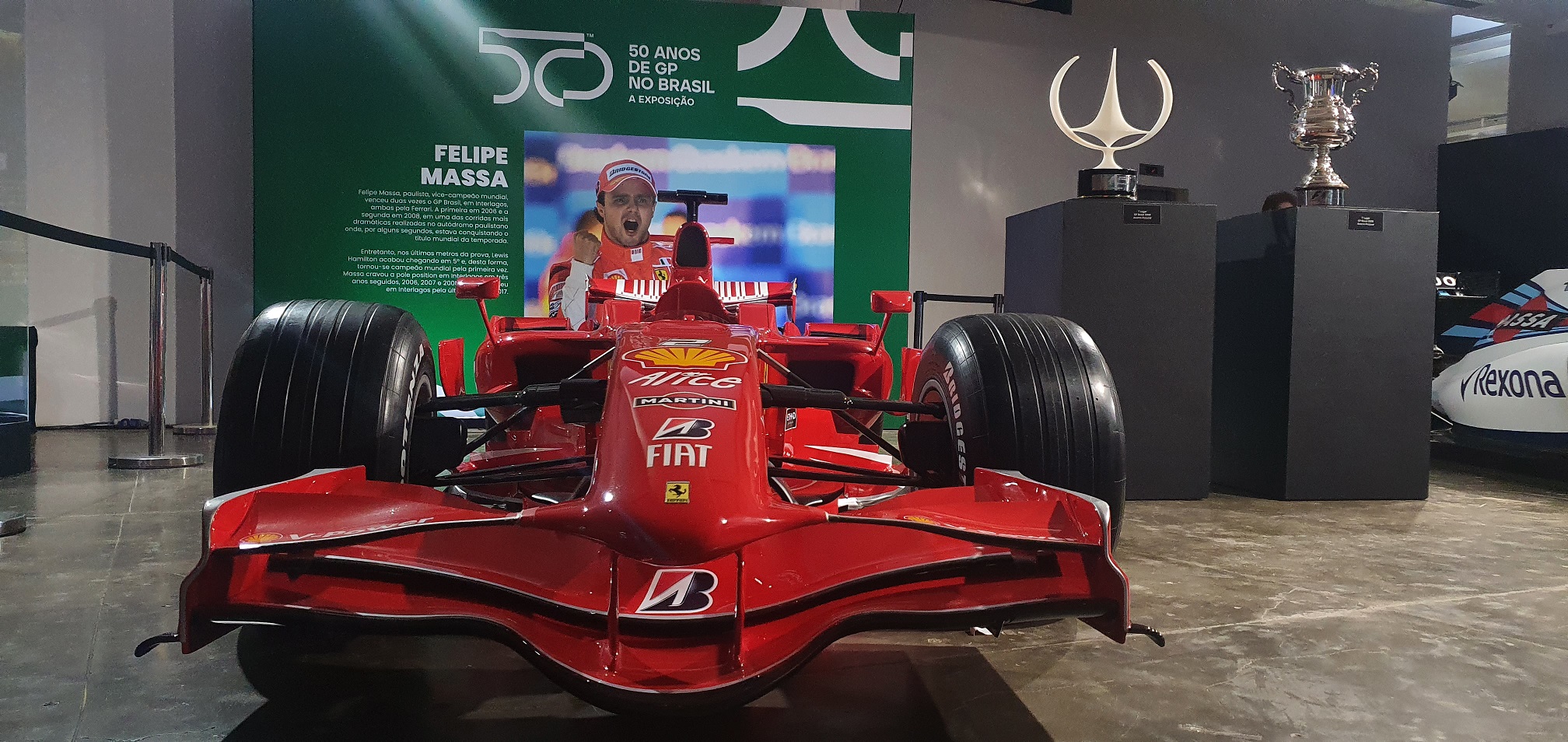 Carro da Ferrari na temporada 2008. Foto: Gabriel Alberto.