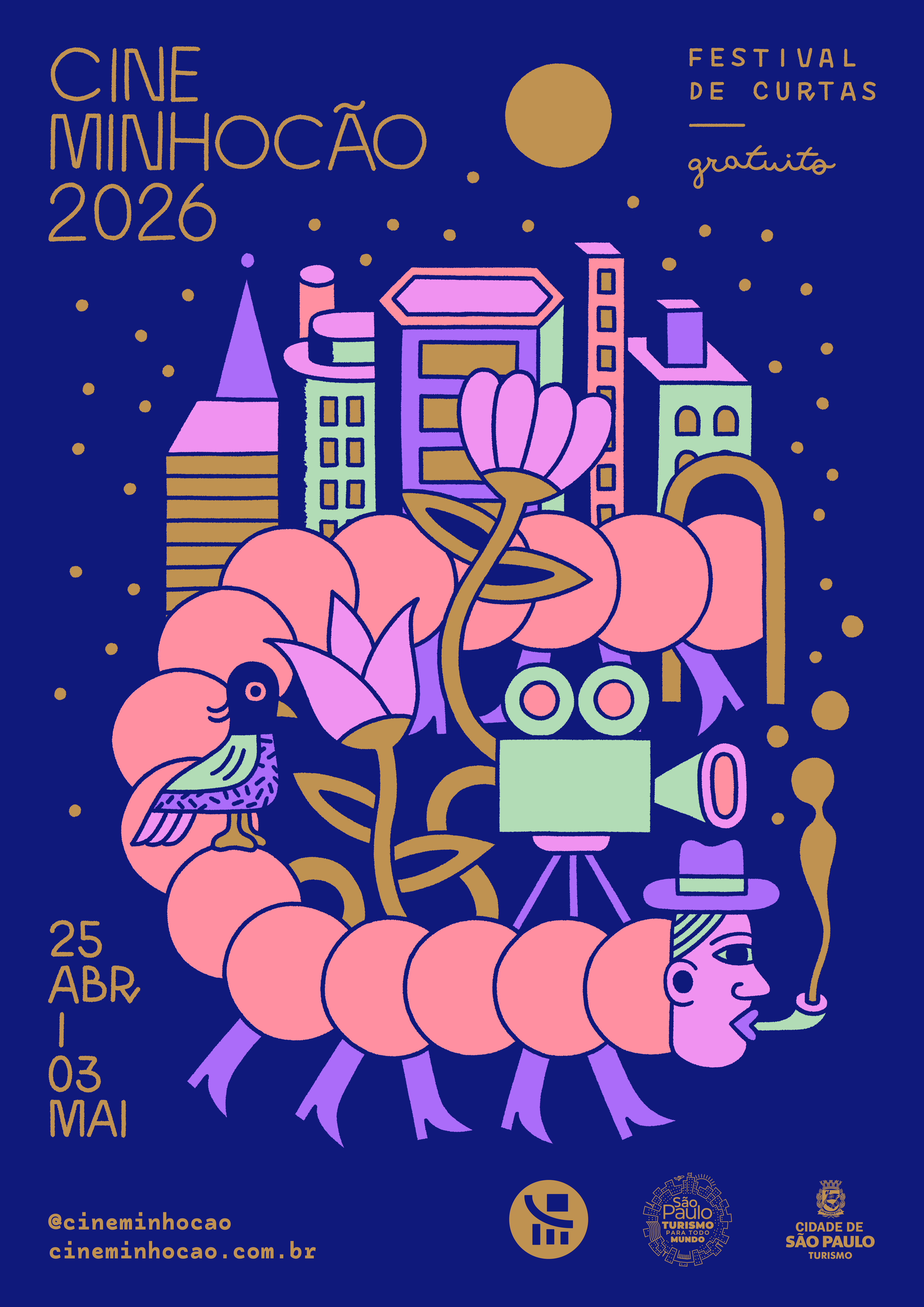Arte criada pelo designer gráfico Marcus Bellaverm para divulgação do evento de 2026.