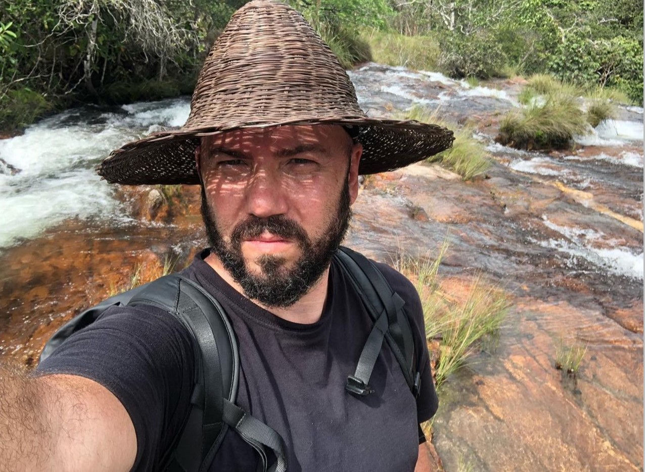 Daniel Caballero em viagem ao cerrado 