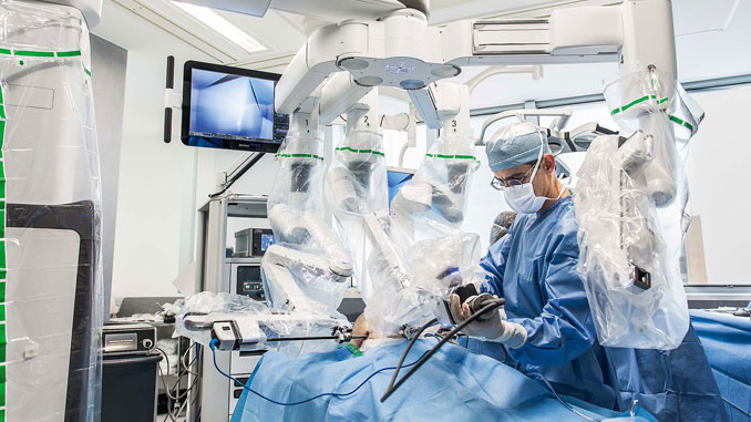 Cirurgia robótica de retirada da próstata