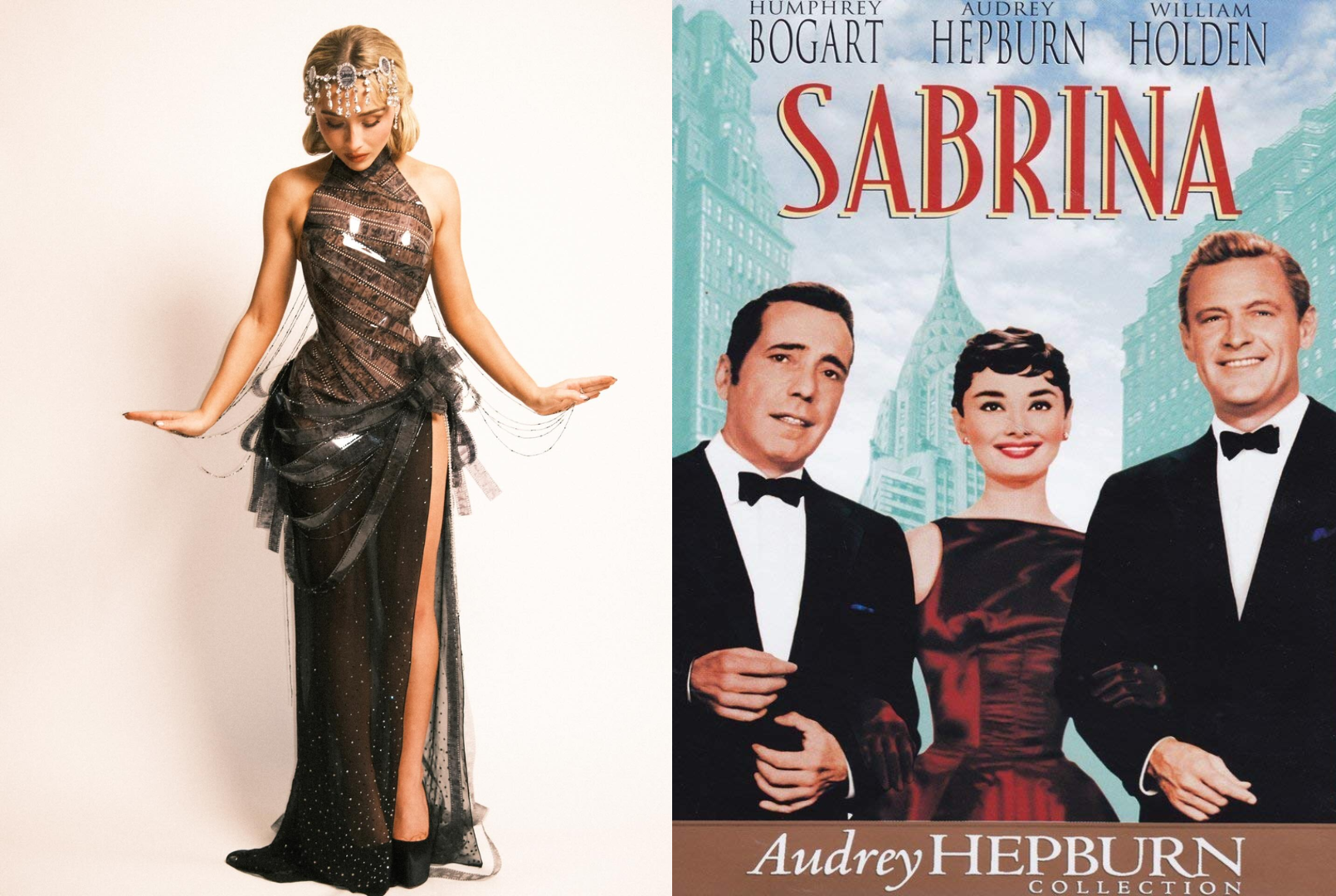 Sabrina Carpenter vestida em filmes 