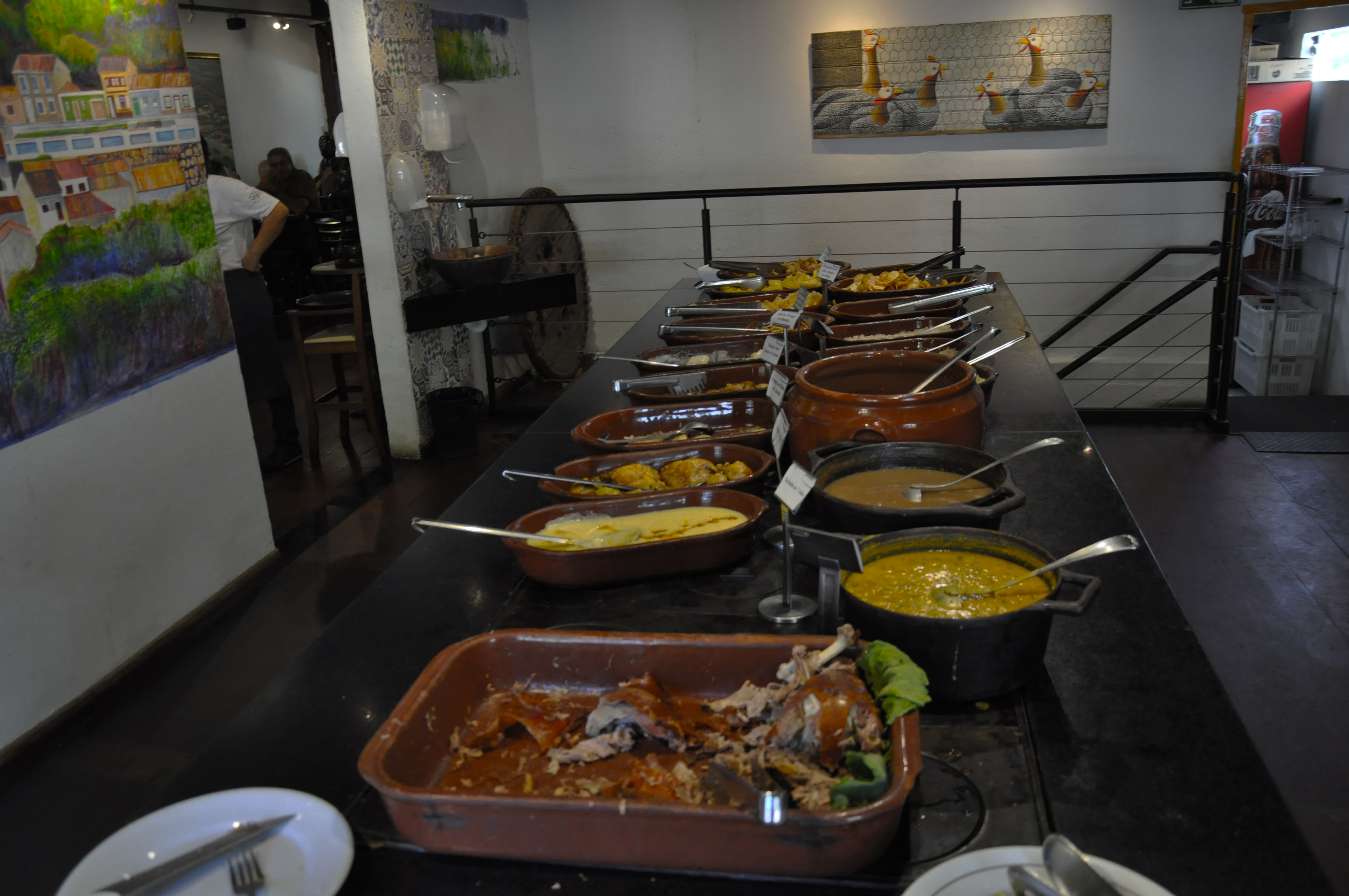 Buffet do restaurante