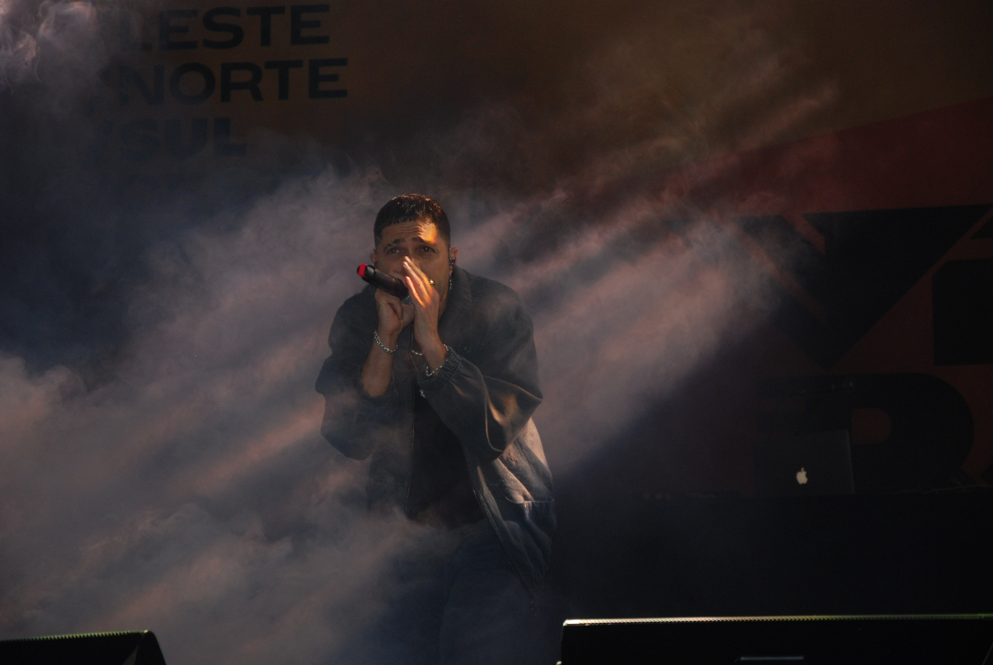 Show da cantor Don L no palco Grajaú, dia 24/05. Foto: Marina Laurentino.