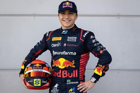 Enzo Fittipaldi participou do programa de desenvolvimento da Red Bull Racing