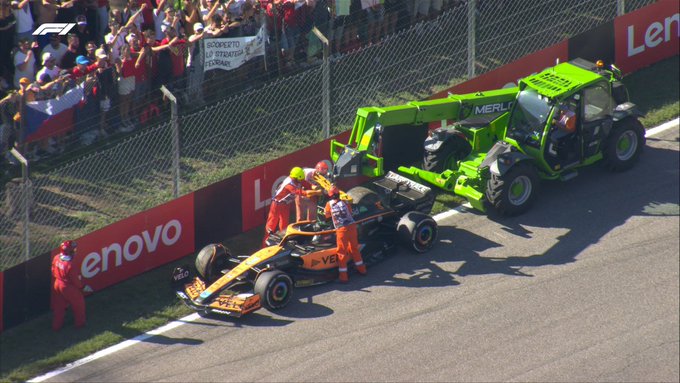 Carro da McLaren foi retirado de trator. Divulgação: F1.