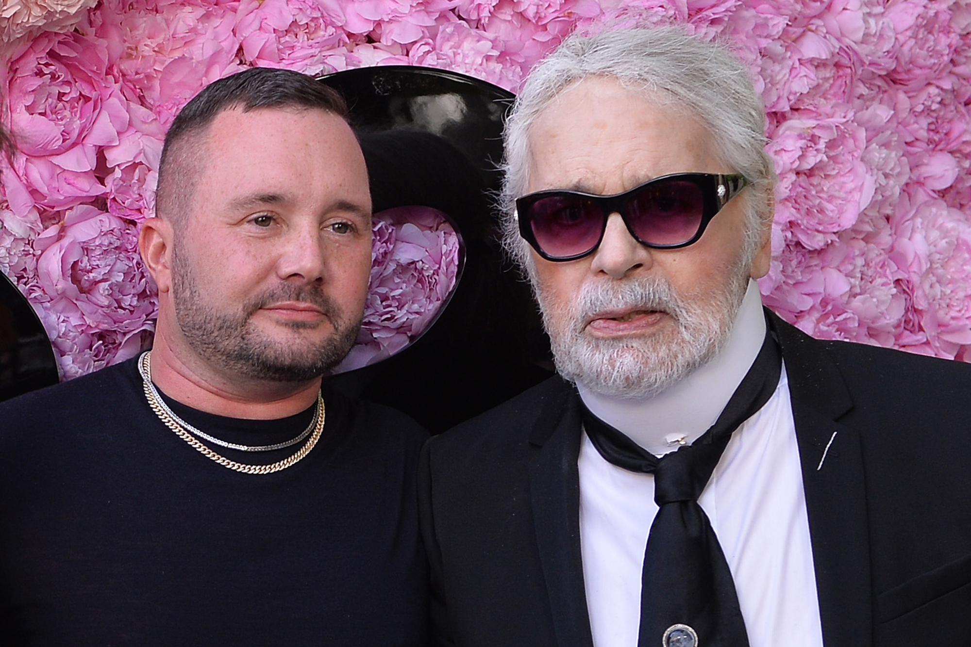 Kim Jones e Karl Lagerfeld