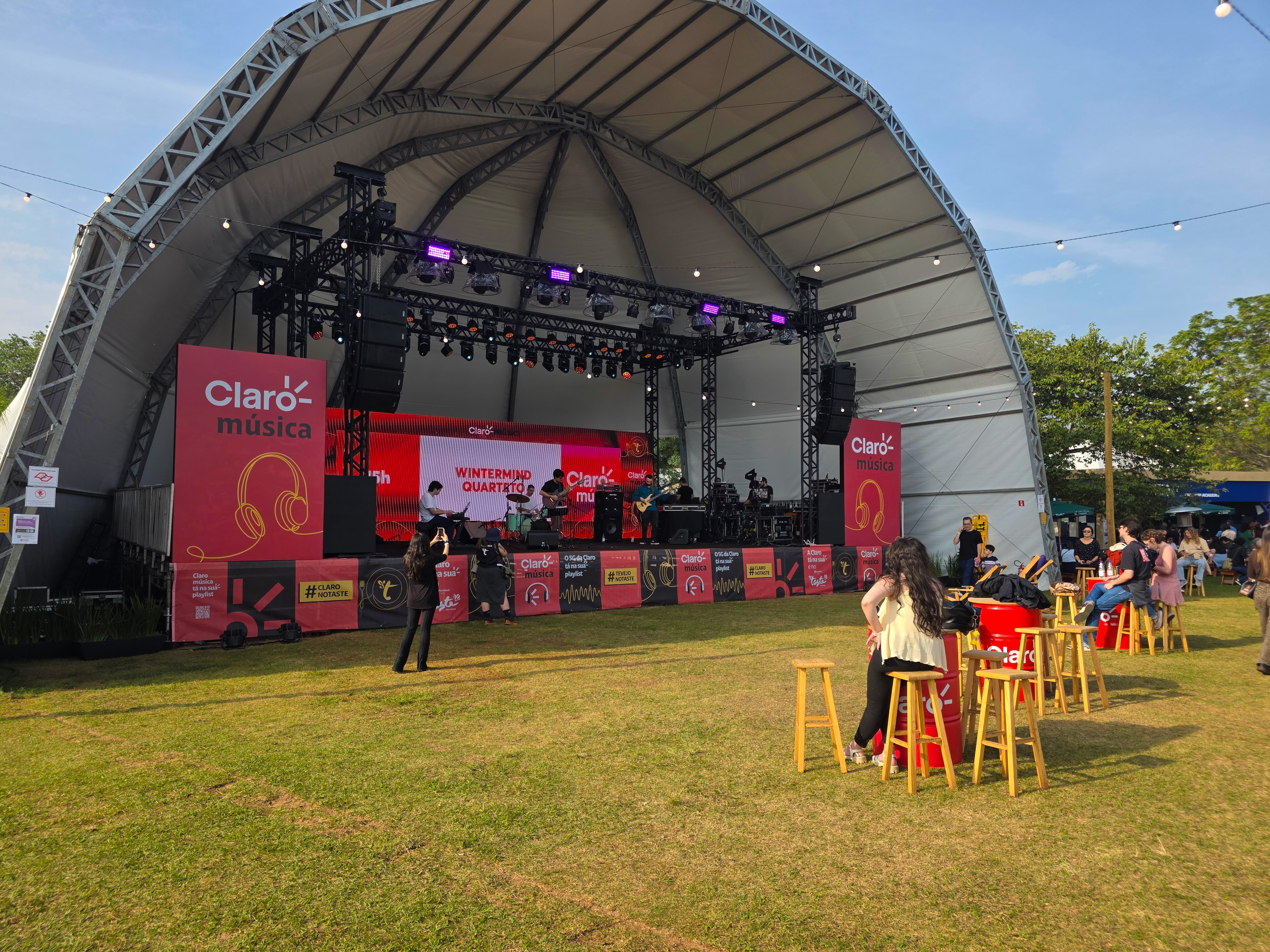 Palco principal do festival.