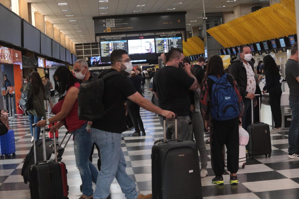 Saguão do aeroporto de Congonhas, em SP, em imagem de outubro. - Foto: Renato S. Cerqueira/Futura Press/Estadão Conteúdo