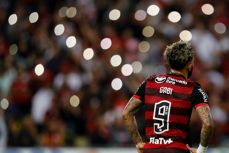 Gabi, autor do segundo gol da vitória do Flamengo