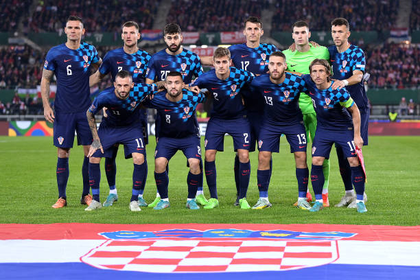 Seleção da Croácia em campo. Foto: Getty Images  ​