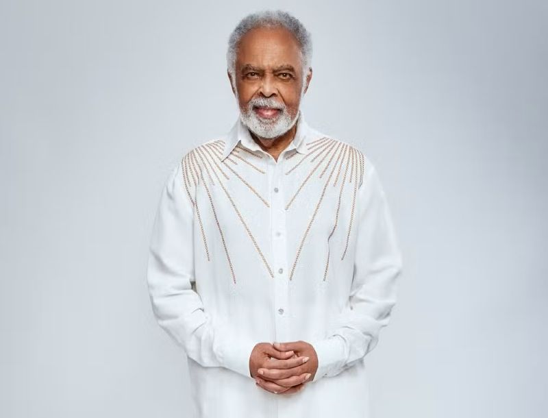 Gilberto Gil se apresentará no Palco Mundo do Rock in Rio 2026 (Foto: Reprodução / Facebook Gilberto Gil)