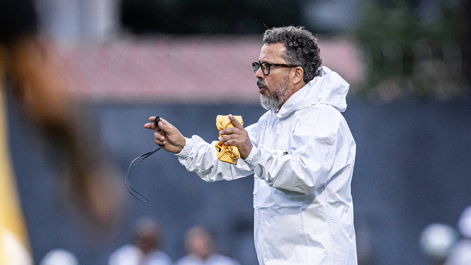 Cleber Xavier realizou seu primeiro treino com o elenco do Santos. Foto: Divulgação/X/@SantosFC