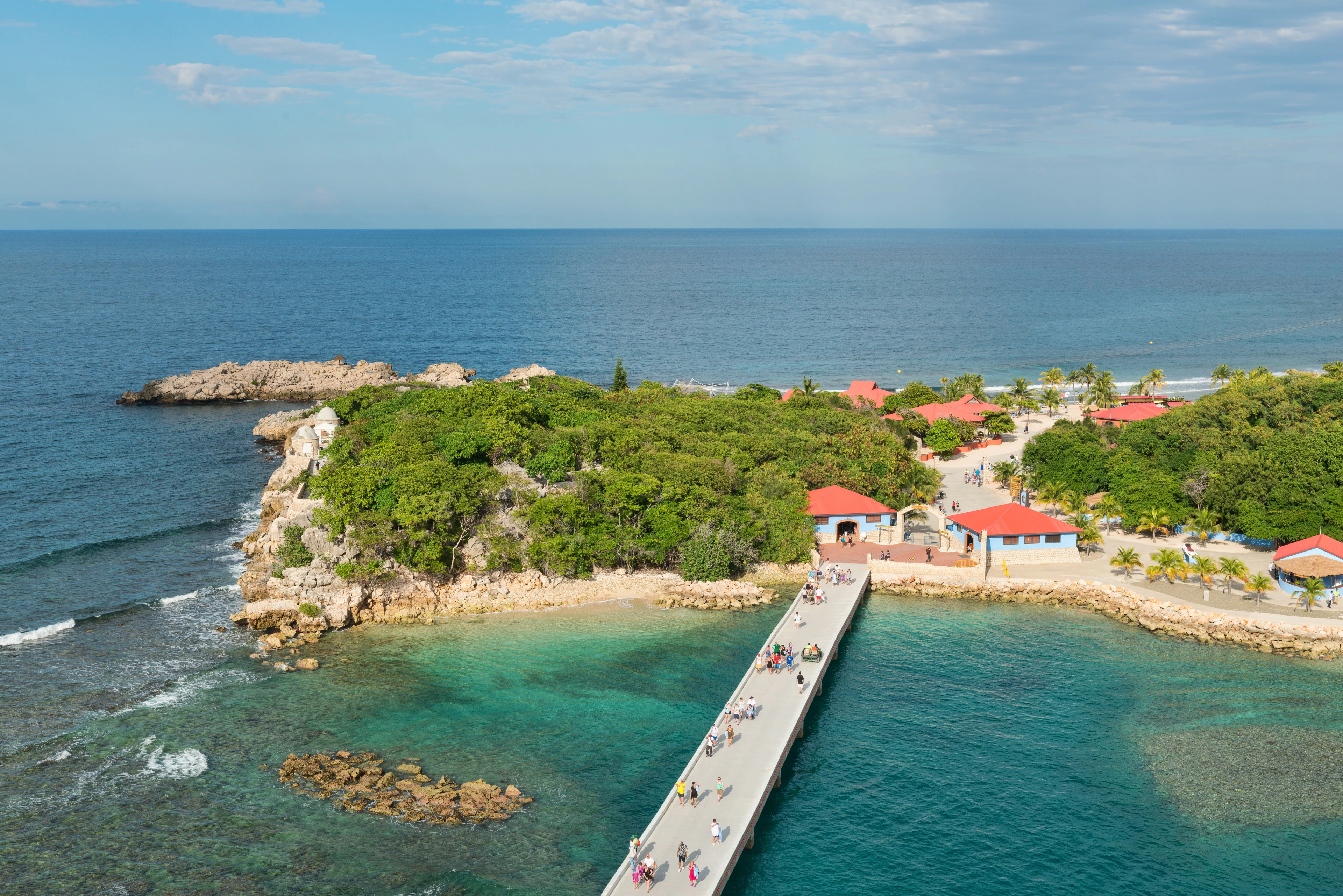 Praia de Labadee, no Haiti. Foto: Reprodução/Expedia.com.