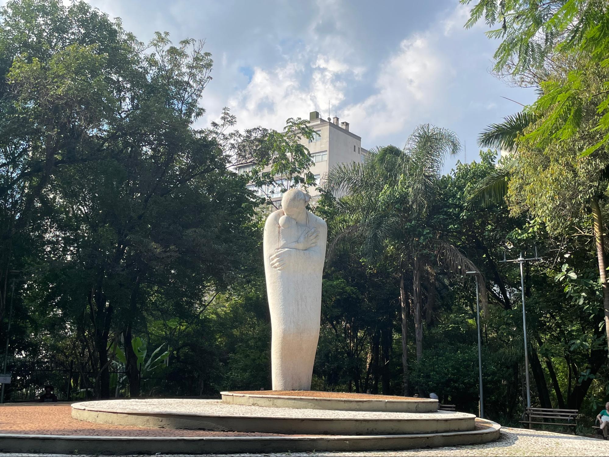 Estatua do parque