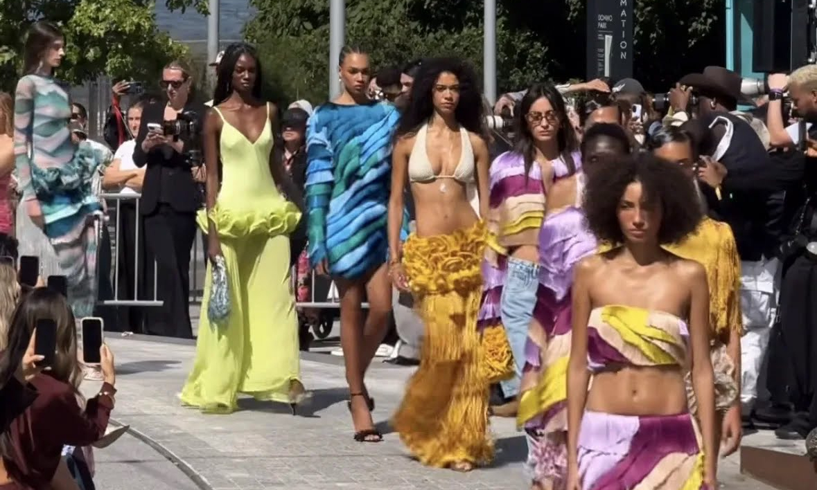 Visuais apresentados no desfile da PatBO