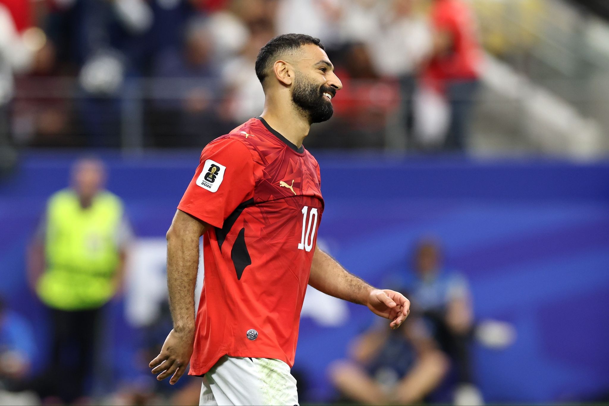 Dúvida antes do jogo, Mohamed Salah jogou os 120 minutos e chamou a responsabilidade na reta final. Foto: Reprodução/X/FIFA