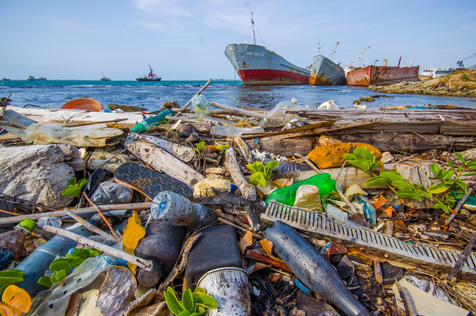 Plástico nos oceanos pode superar os peixes até 2050
