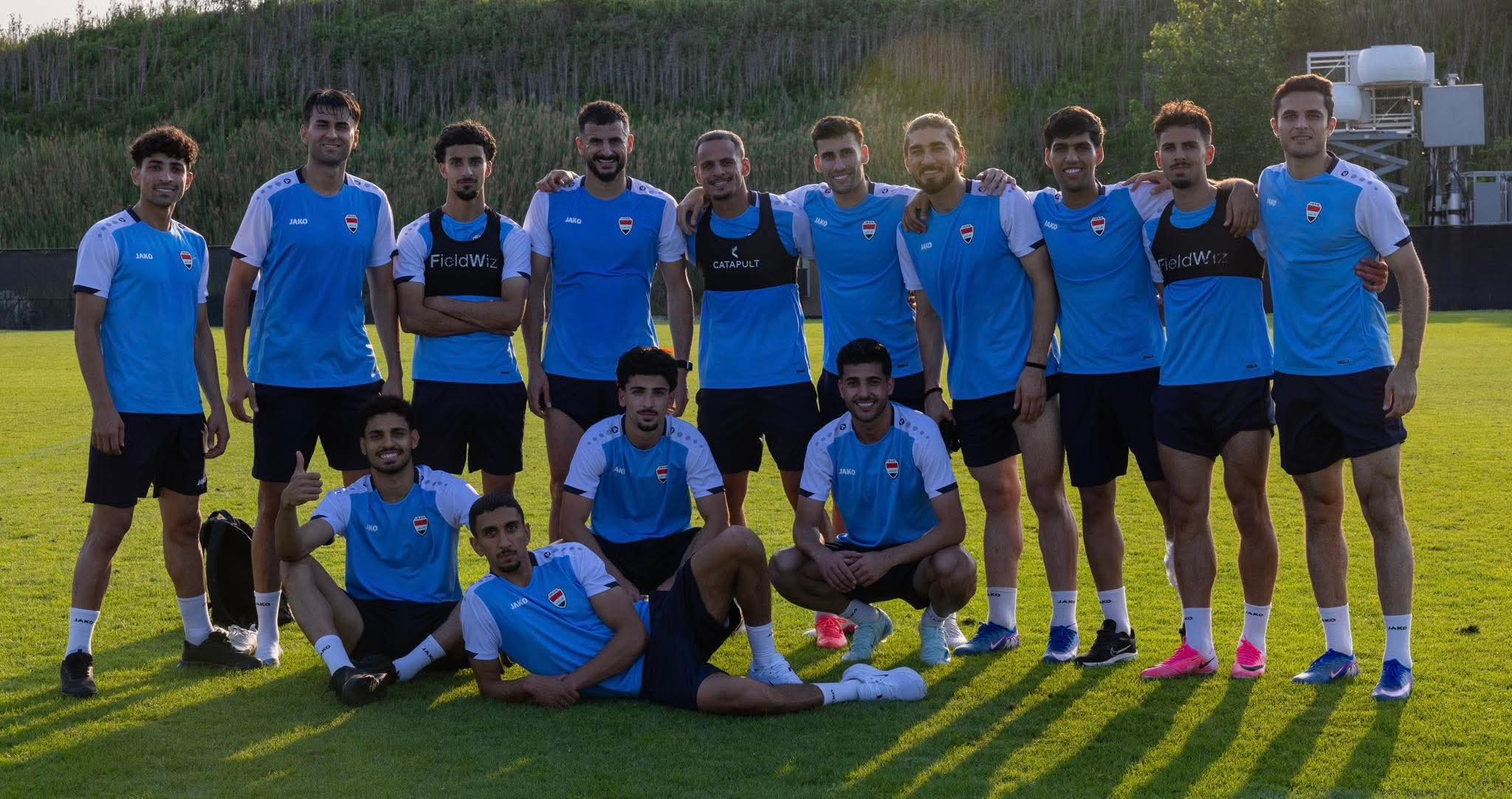 Jogadores do Iraque treinam nos Estados Unidos.
