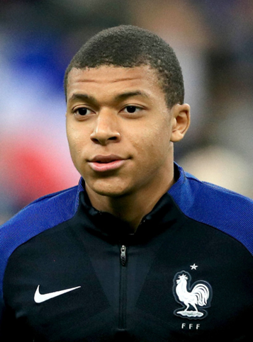 Atacante Kylian Mbappé