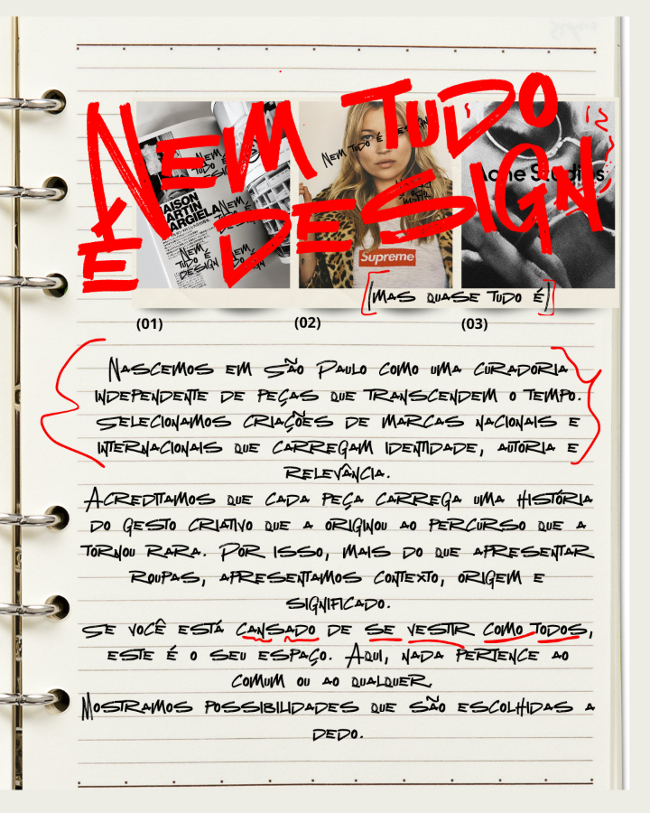 foto/reprodução :texto apresentação do Closetarquive