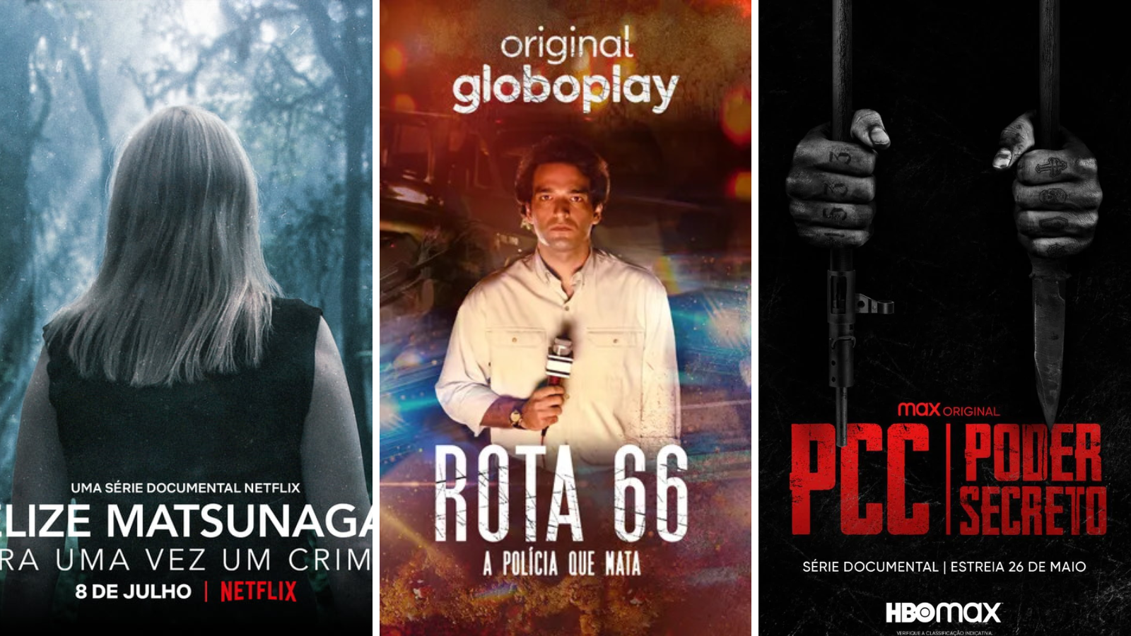 Exemplos de produções cinematográficas sobre crimes reais produzidas no Brasil