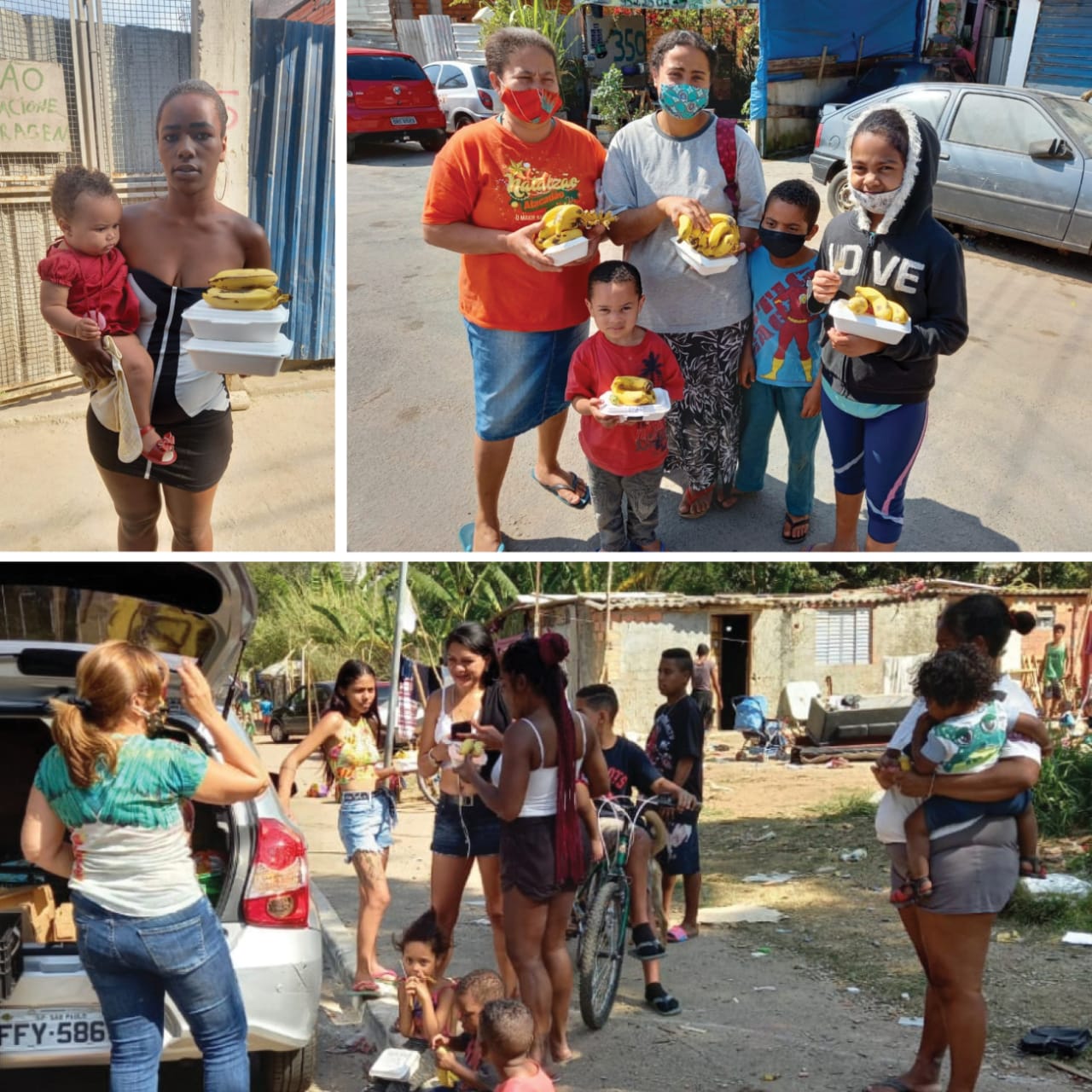 Ação da Panela Coletiva na Comunidade do Moinho e no bairro de Paraisópolis - Foto: Amanda Dafoe