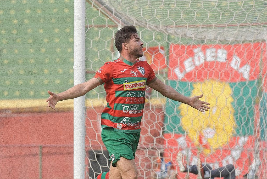 Cristiano comemorando o gol da vitória. - Foto: Reprodução/Instagram/@portuguesaoficial 