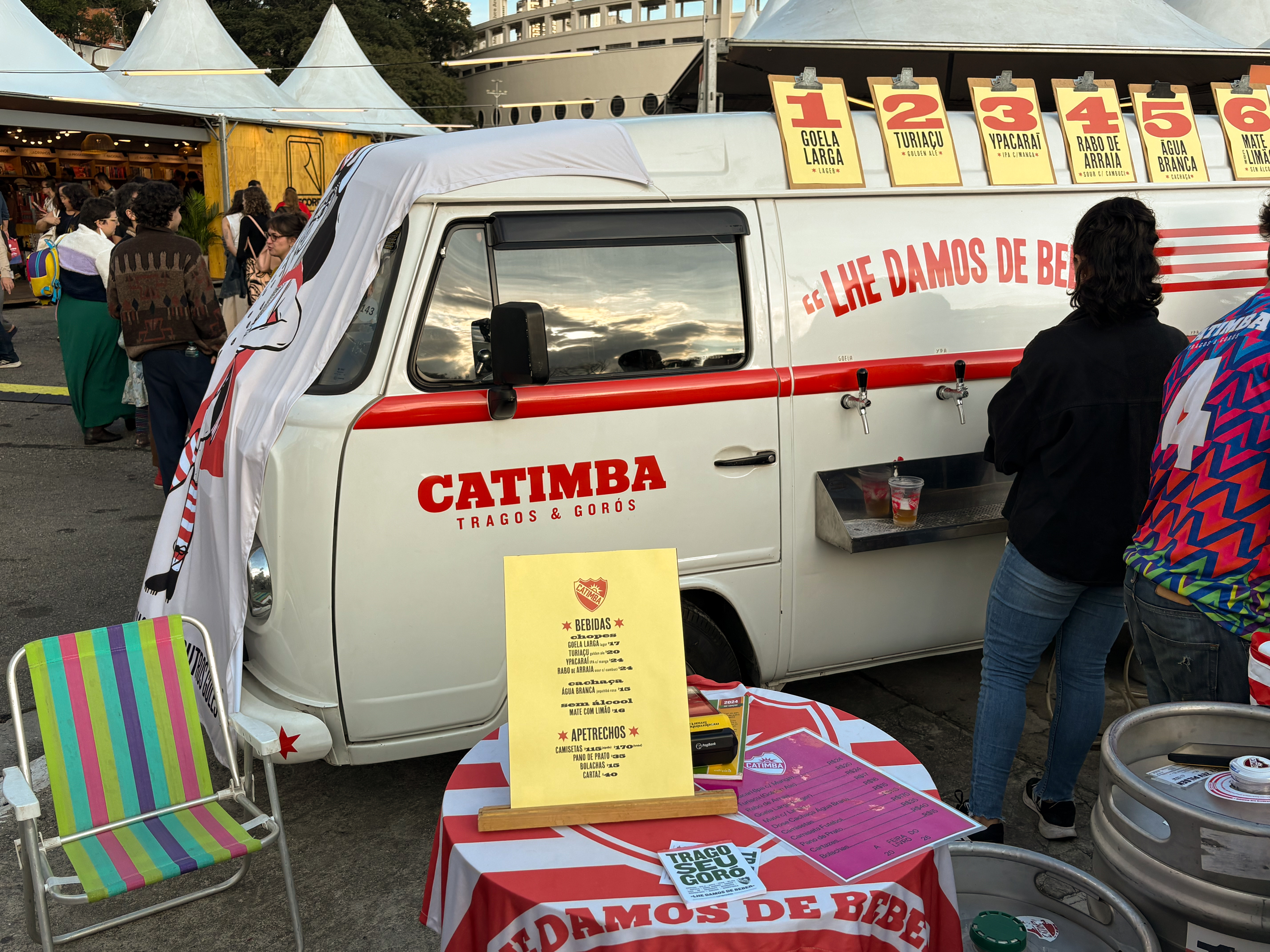 Kombi da cervejaria Catimba, tradicional da região da Vila Anglo Brasileira, em São Paulo. Foto: Laura Celis
