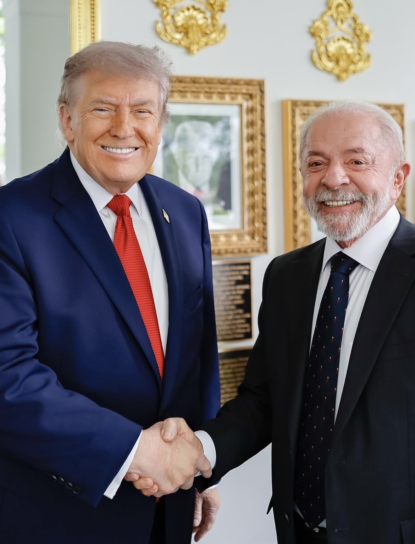 Presidente Lula e Donald Trump